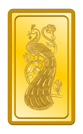 MB Mint peacock gold bar design